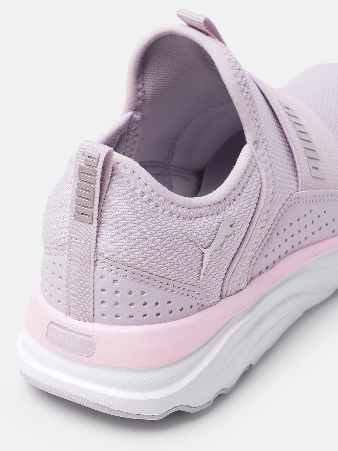 Puma Kids Rose Dust Pink & White Running Shoes