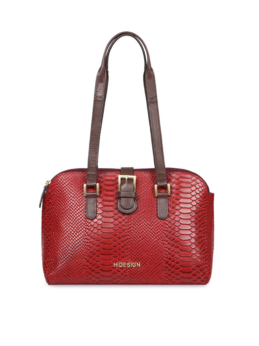 Hidesign Textured Leather Structured Shoulder Bag Price History