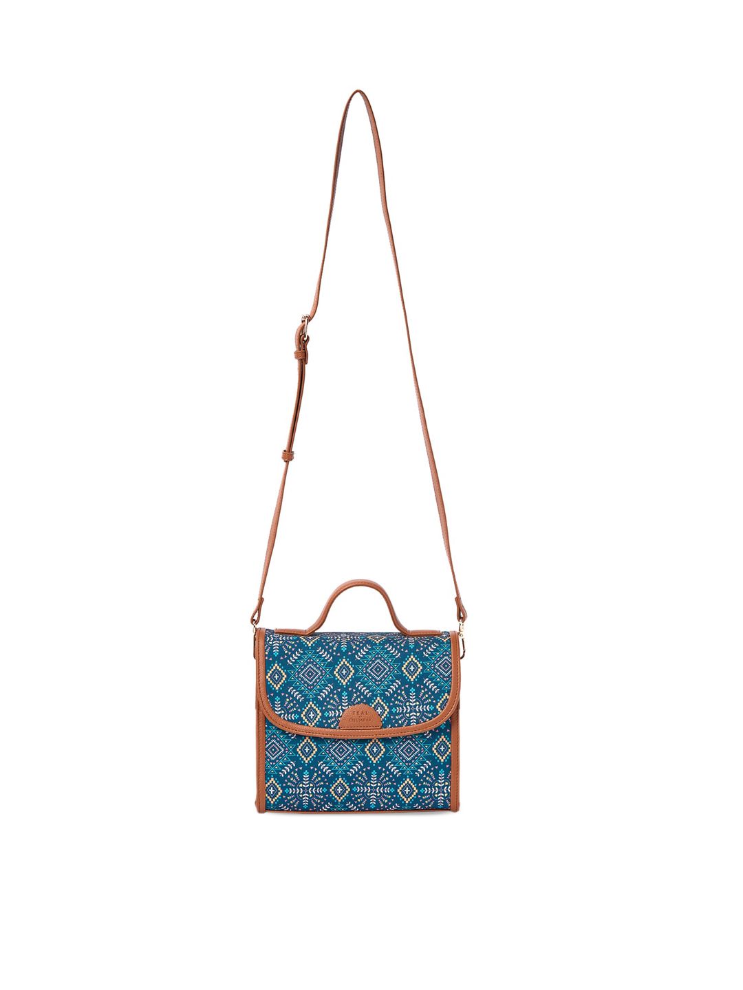 TEAL BY CHUMBAK Graphic Printed Sling Bag-picture-31