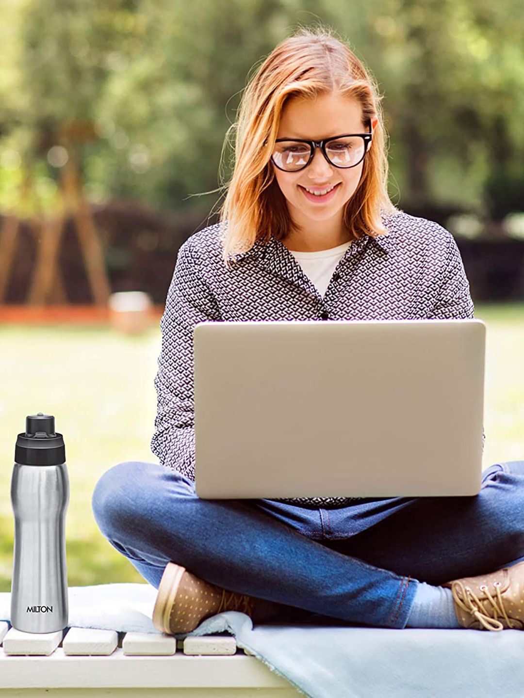 Milton change Active 1000 Stainless Steel Water Bottle 885 ml-picture-34