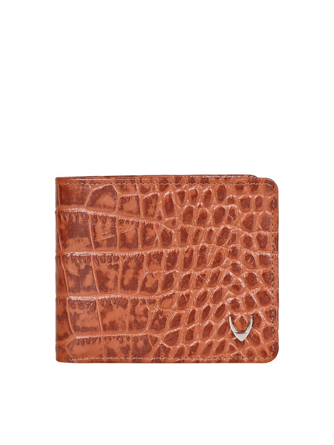 Hidesign Men Animal Textured Leather Two Fold Wallet-image-4
