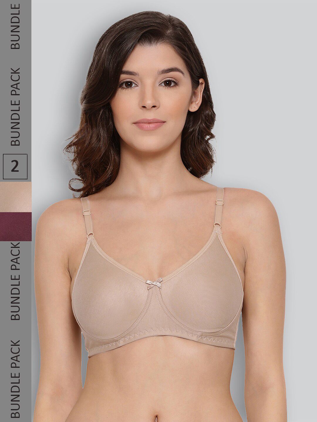 LYRA Pack Of 2 Full Coverage Cross Over Comfort Bra
