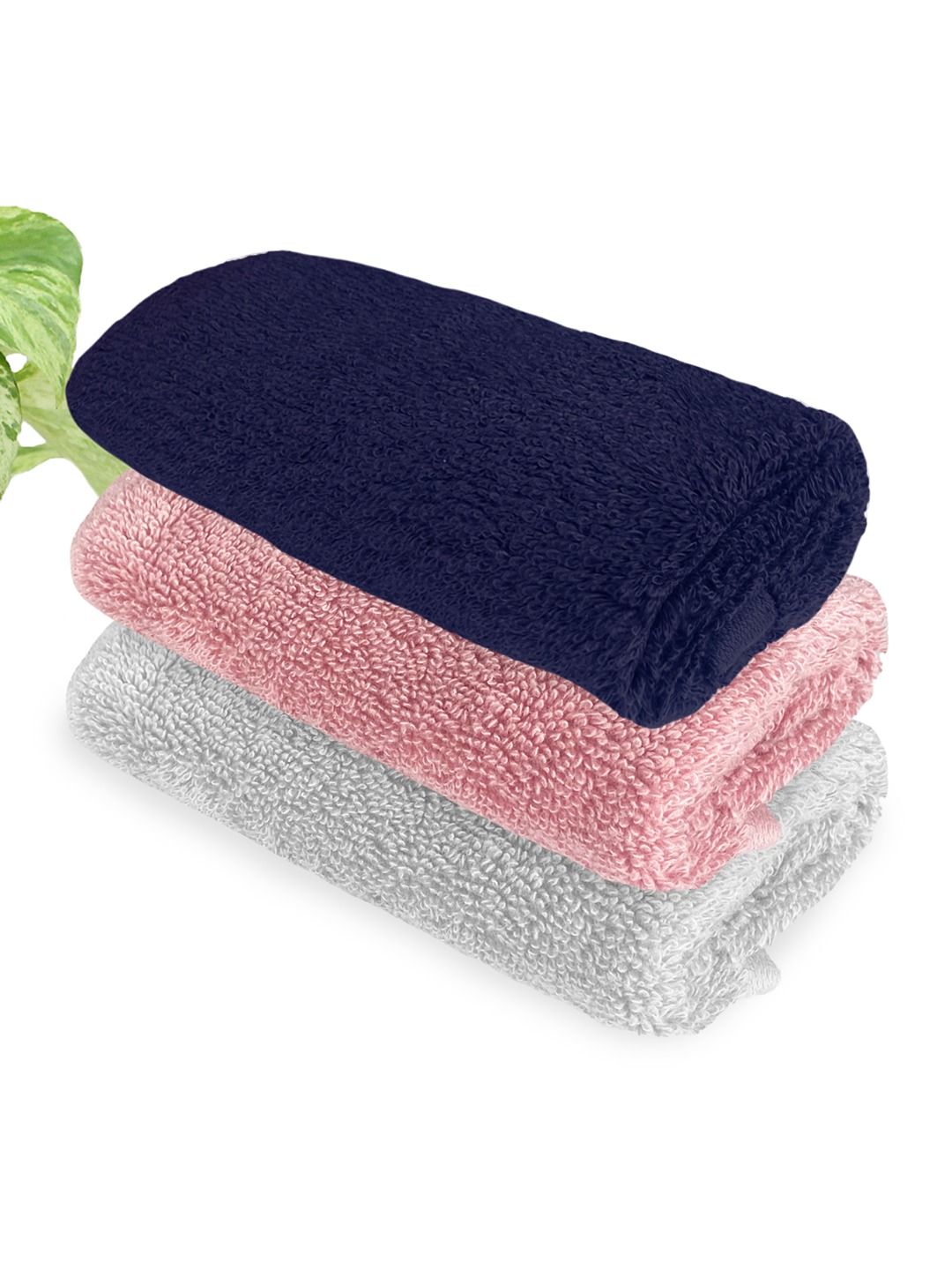 Heelium Blue & Grey 3-Pcs 600 GSM Bamboo Anti-Bacterial Face Towels-picture-37
