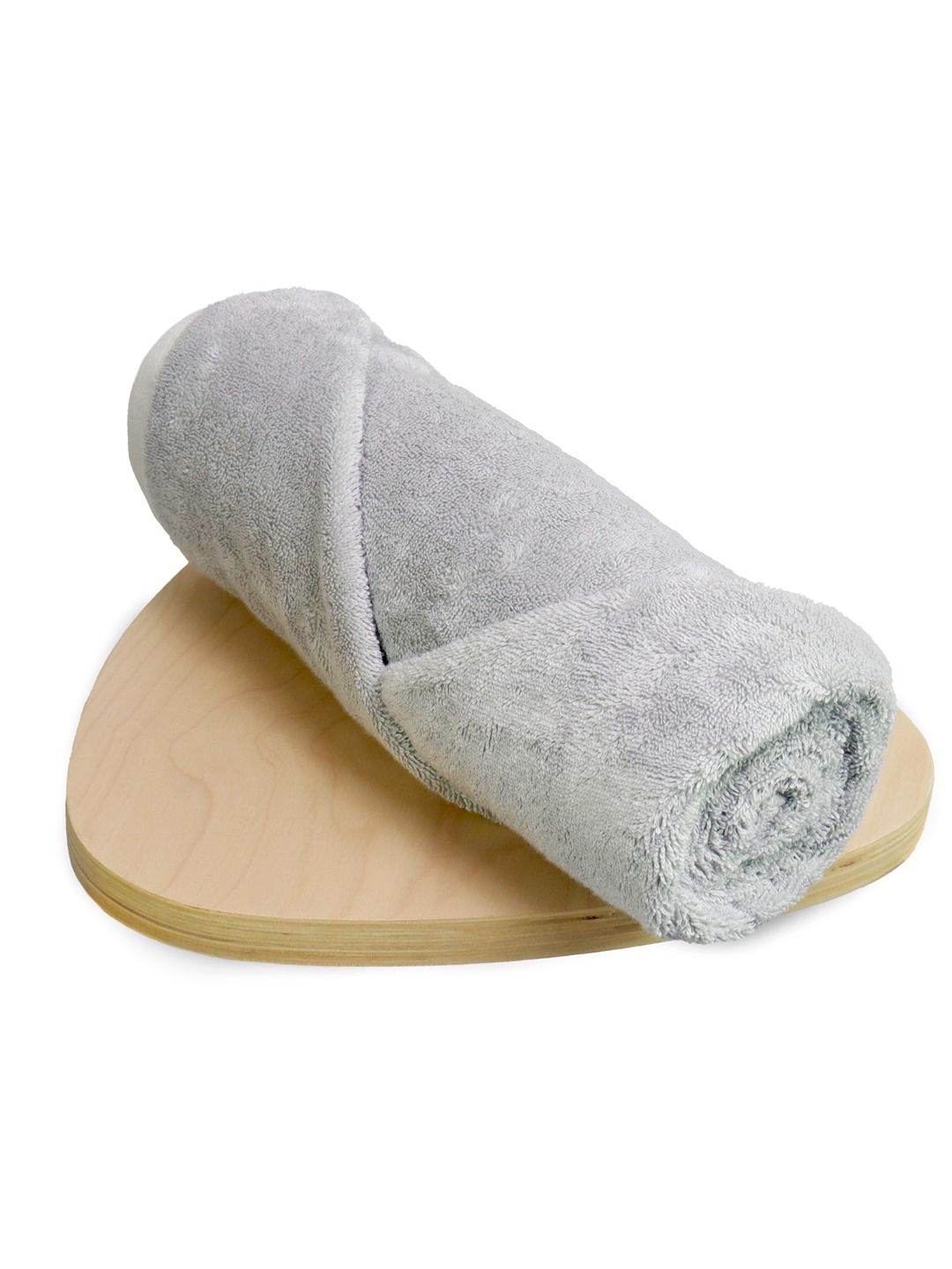 Heelium Grey 600 GSM Anti-Bacterial Quick Absorbent Soft Quick Bamboo Bath Towels-image-28