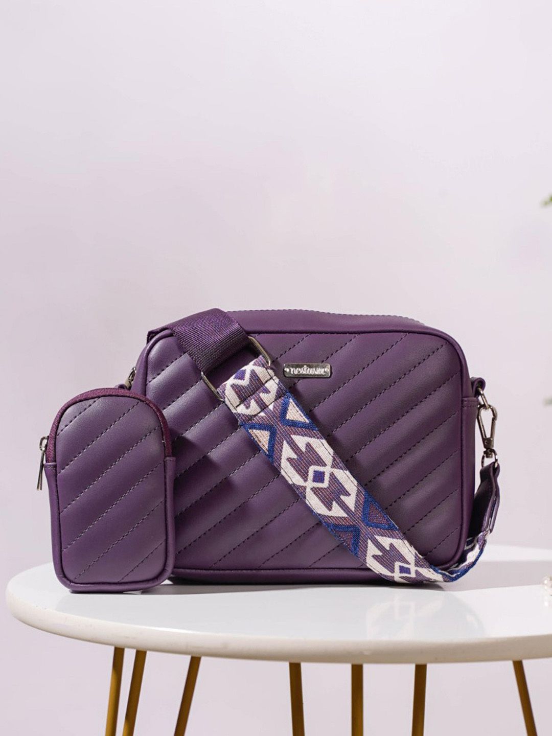 Nestasia Bowling Sling Bag with Quilted-picture-13