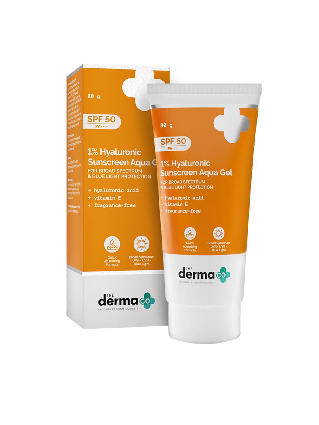 The Derma co. 1% Hyaluronic Sunscreen SPF 50 PA++++ Lightweight Aqua Gel - 80g-picture-37