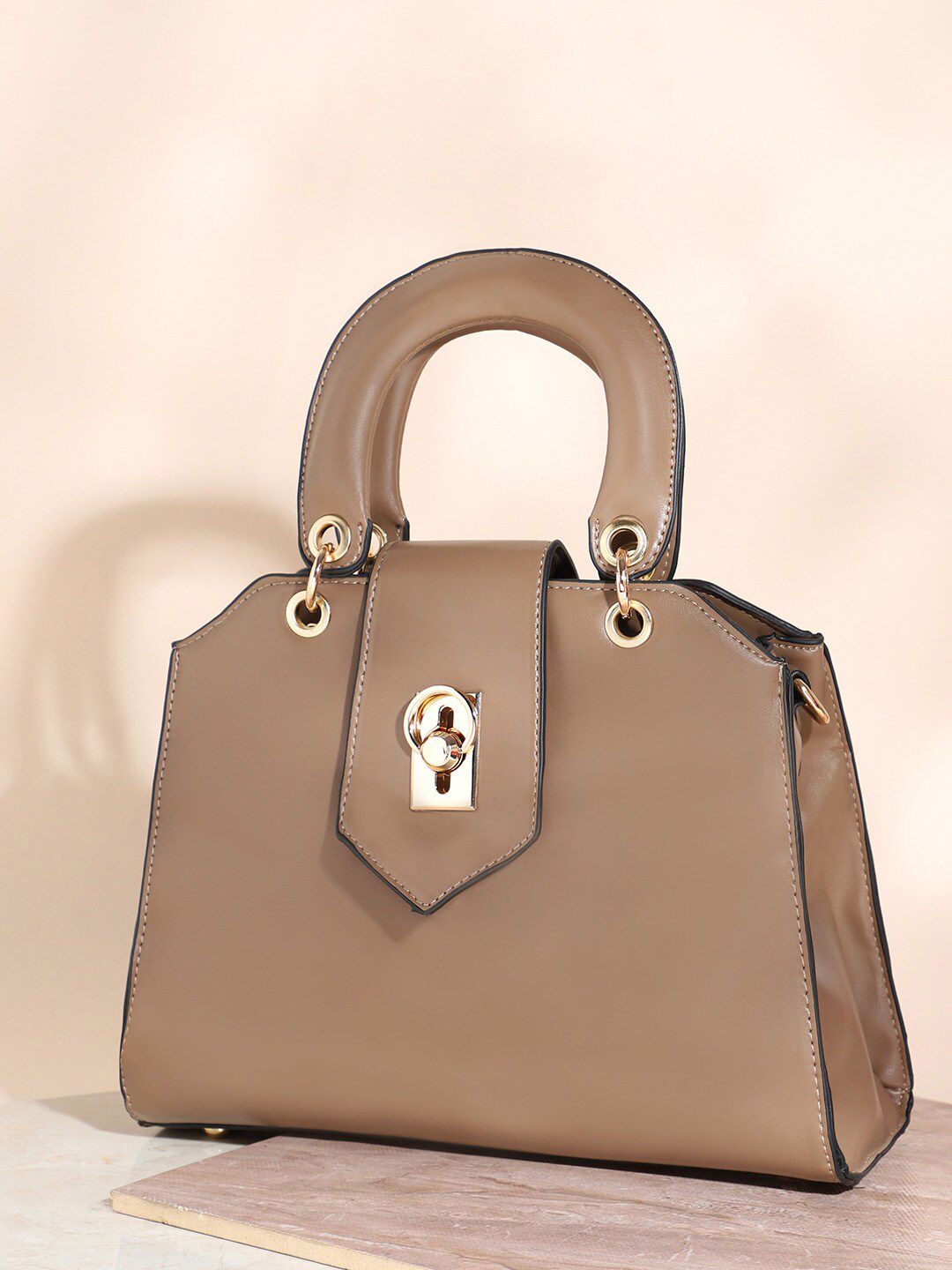 HAUTE SAUCE by Campus Sutra Women PU Handheld Bag-image-24