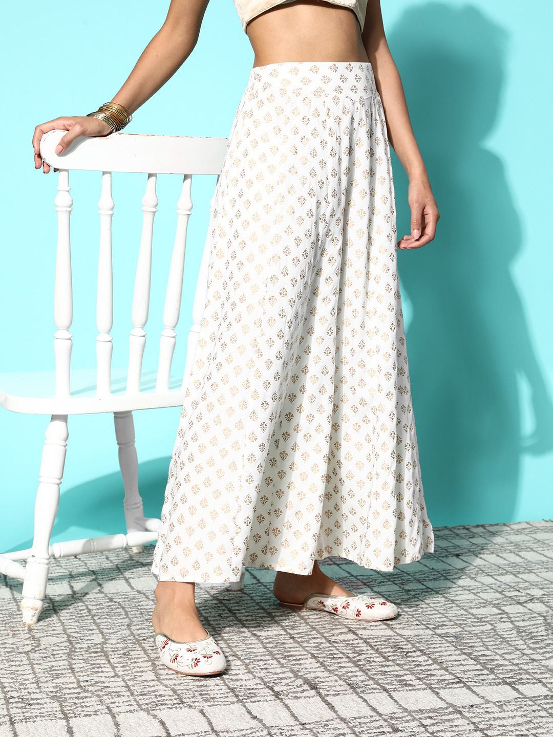 Juniper Ethnic Motifs Printed Ethnic Palazzos-picture-26