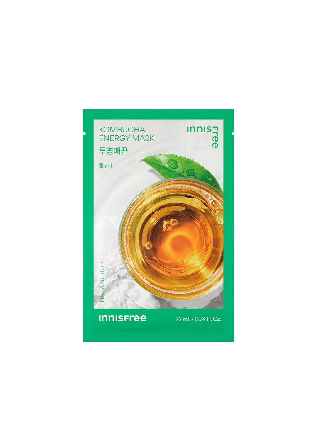Innisfree Clarifying Kombucha Squeeze Energy Sheet Mask - 22 ml-image-32