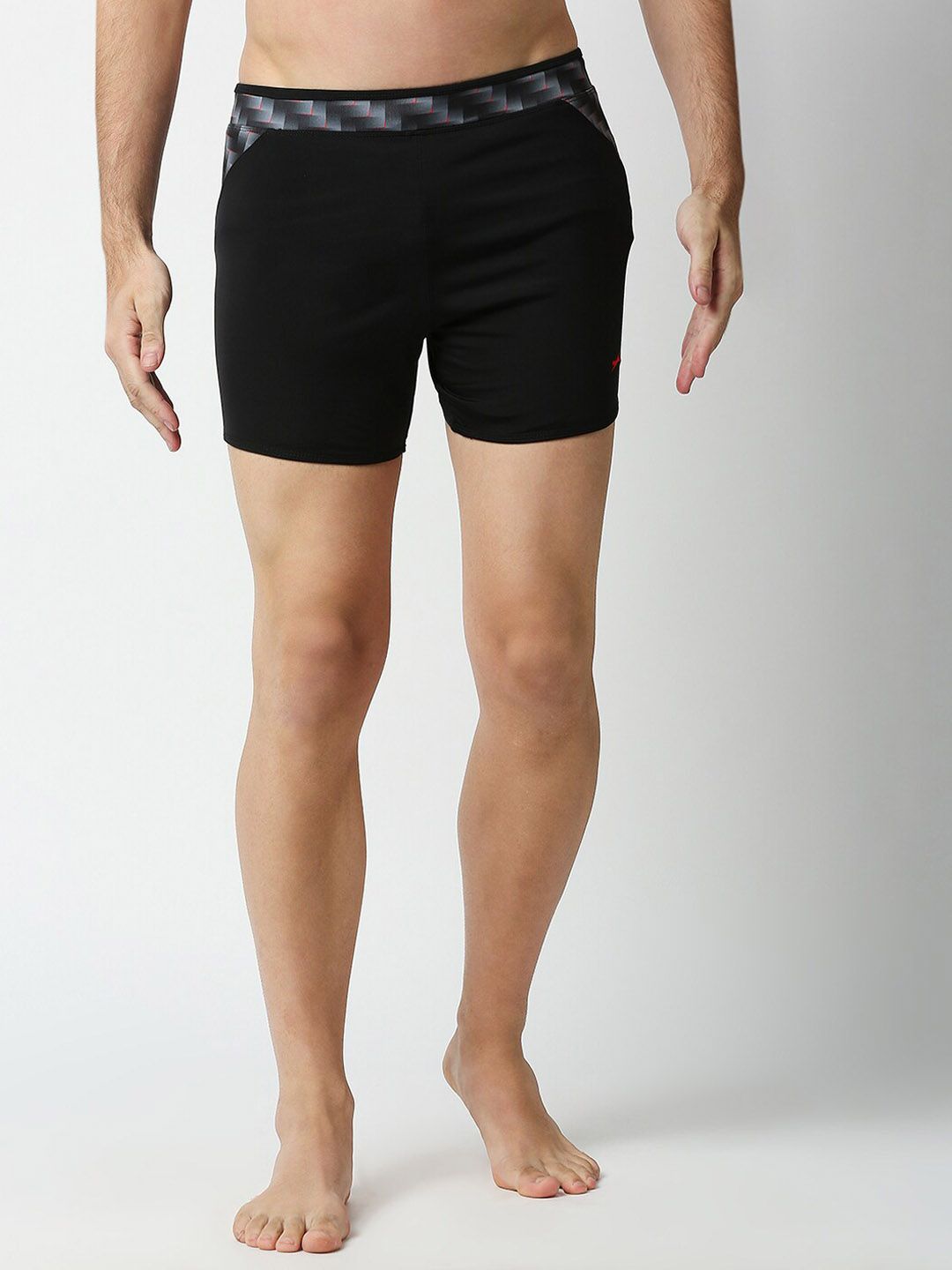 Black Panther Men Mid-Rise Trunk Swim Bottom-image-10