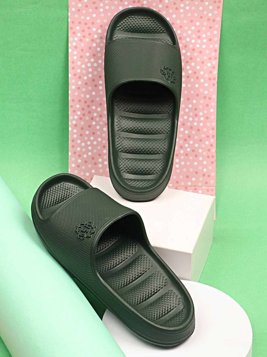 NEOZ Men Rubber Slider Flip Flops-picture-20