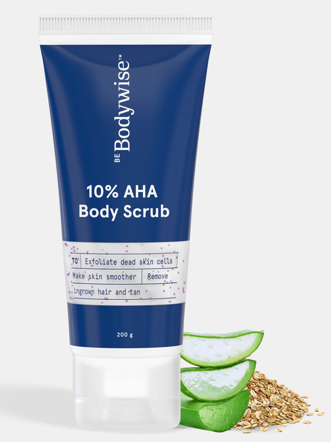 Be Bodywise 10% AHA Body Scrub with Oat & Aloe Vera Extract - 200 g-image-38