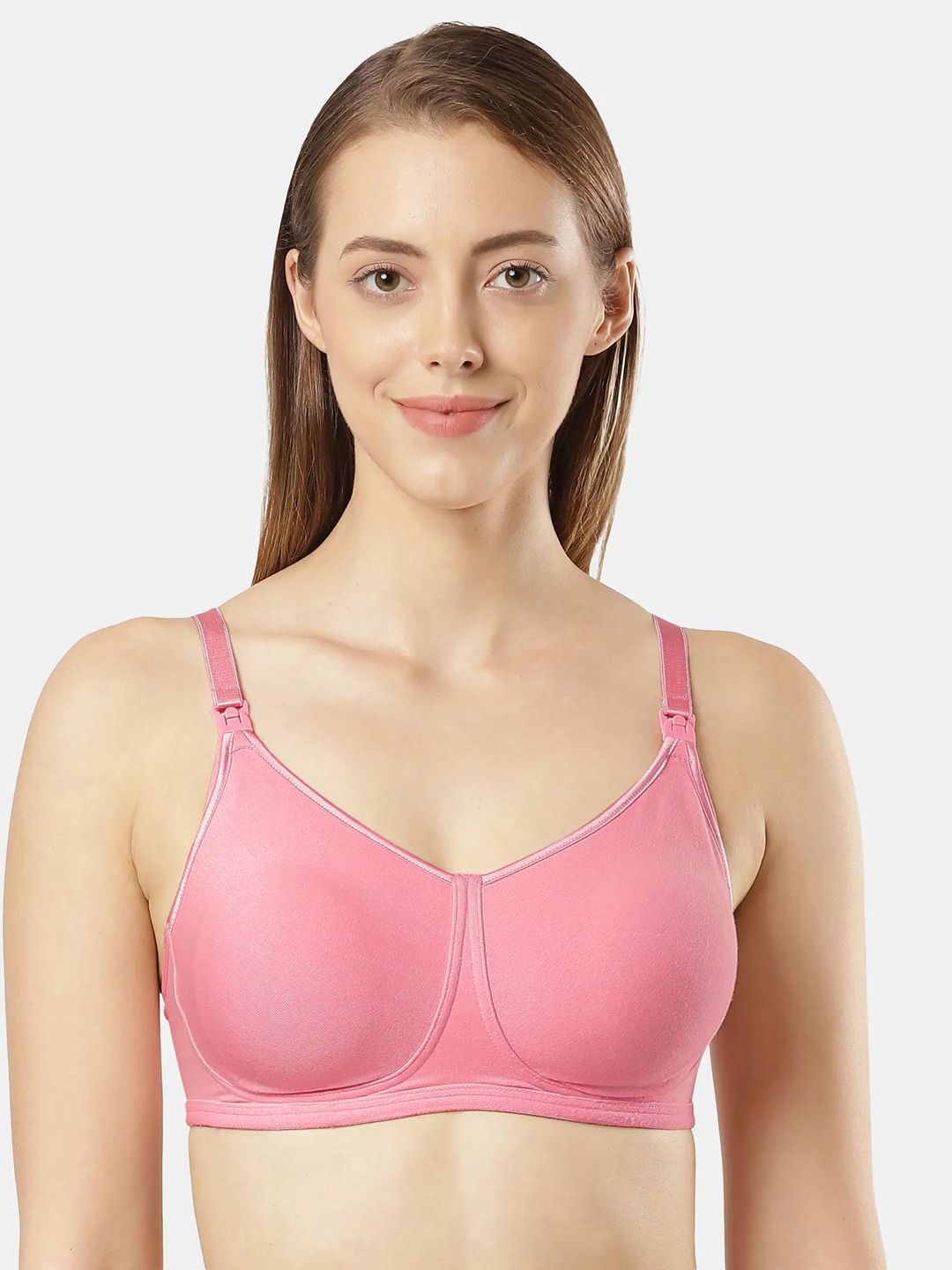 Jockey Wirefree Non Padded Cotton Full Coverage Nursing Bra-ES08-picture-32