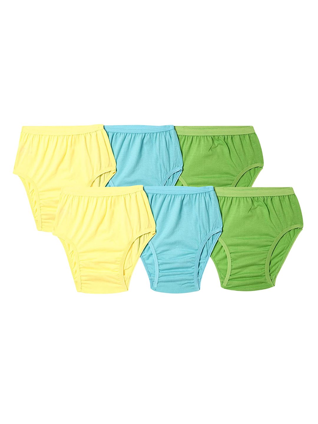 JON Girls Pack Of 6 Assorted Cotton Hipster Briefs-picture-45