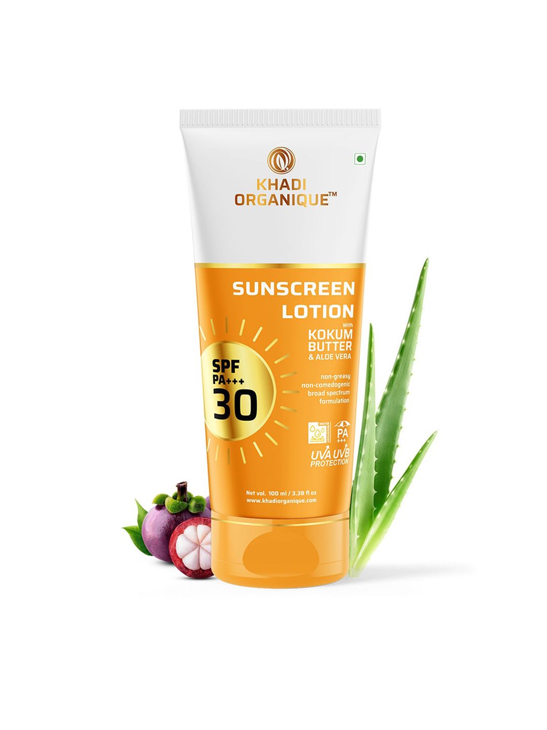 Khadi Organique Sunscreen Lotion SPF 30 With Kokum Butter & Aloe vera - 100 ml-image-3
