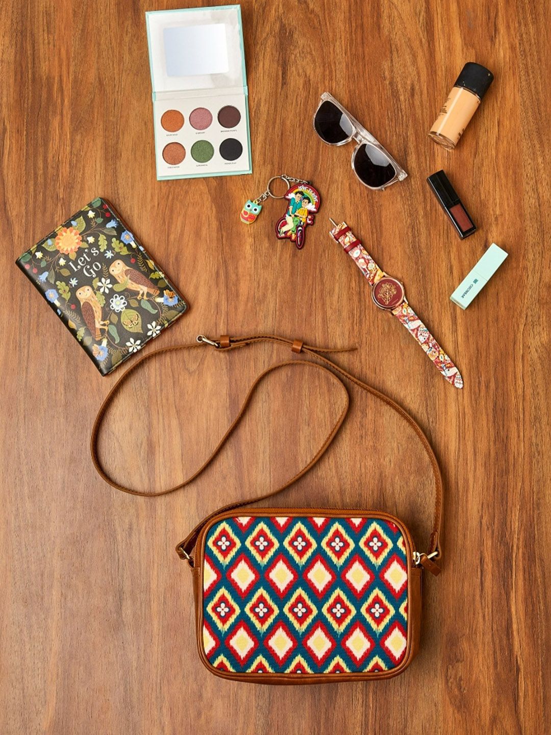 TEAL BY CHUMBAK Textured Swagger Sling Bag-picture-29