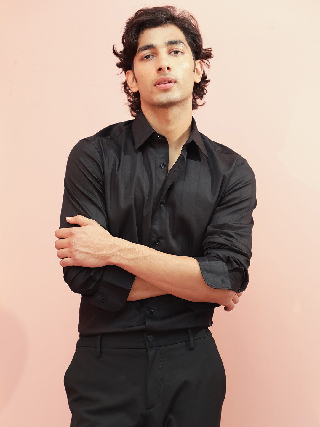 Rare Rabbit Formal Pair RARE RABBIT Spread Collar Cotton Slim Fit Formal Shirt - Price History