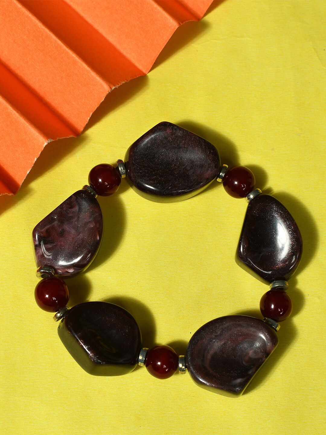 Bamboo Tree Jewels Women Artificial Stone Stretchable Bracelet-picture-23