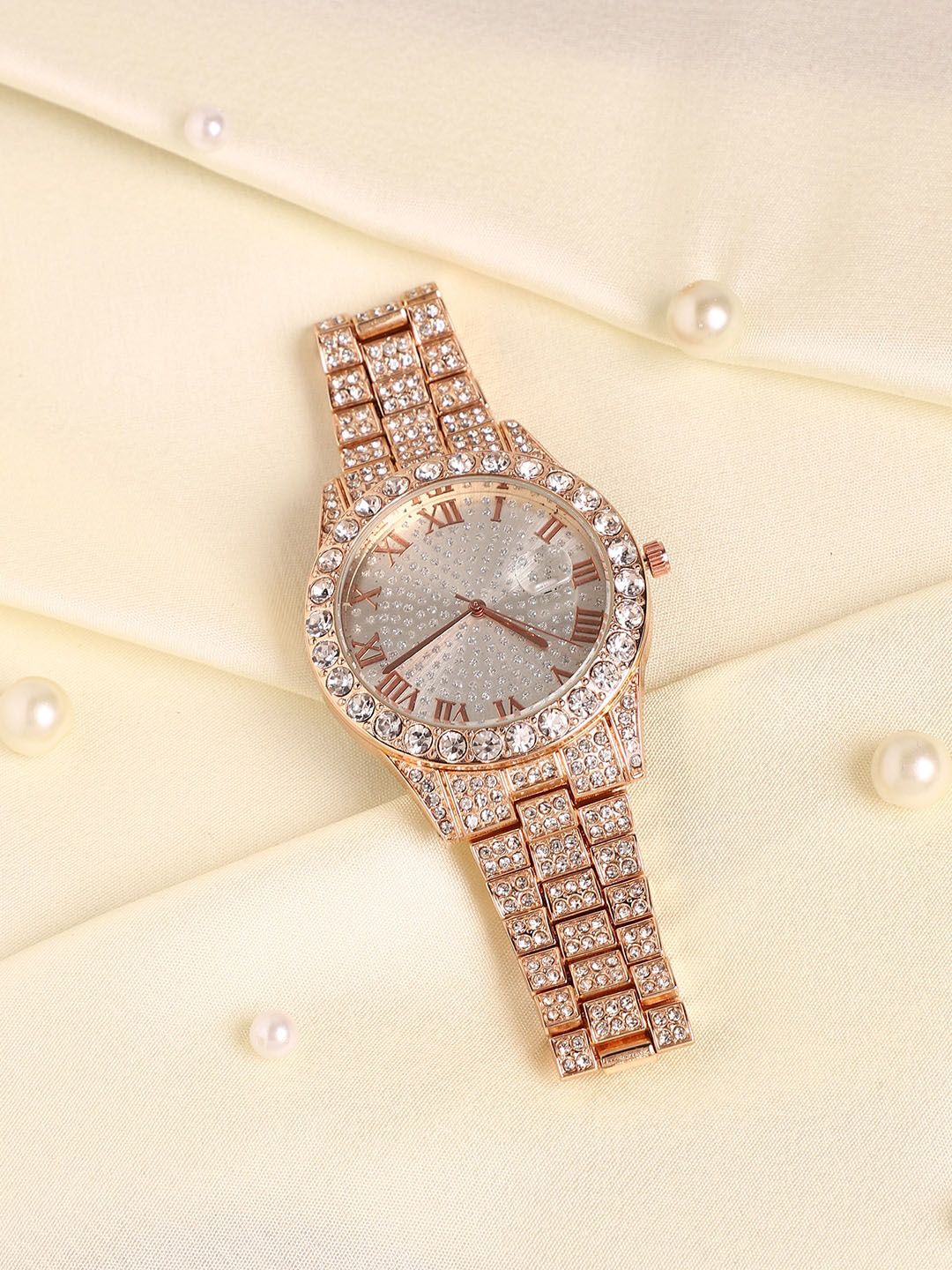 HAUTE SAUCE by Campus Sutra Women Embellished Bracelet Style Straps Watch SS23_HSWC1115-picture-30