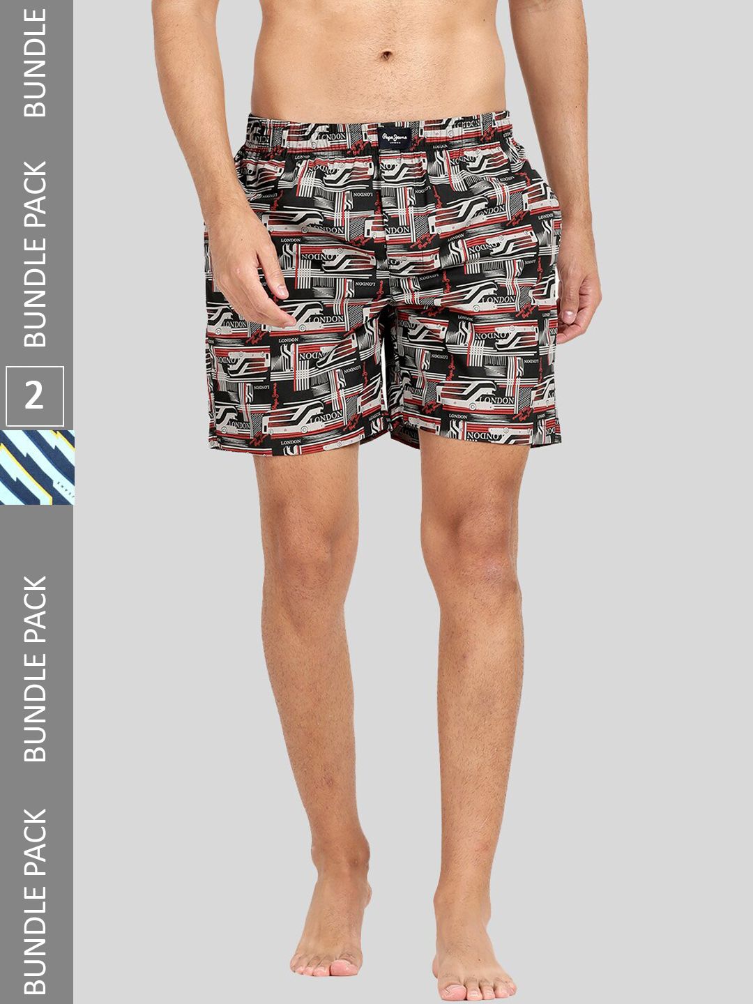 Pepe Jeans Men Pack Of 2 All Over Print Cotton Boxers 8904311377108-picture-21