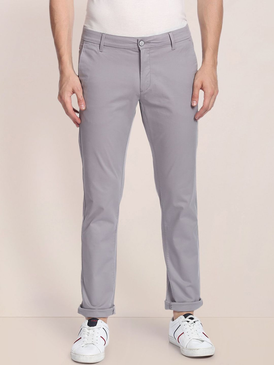 U.S. Polo Assn. Men Regular Fit Mid-Rise Chinos - Price History