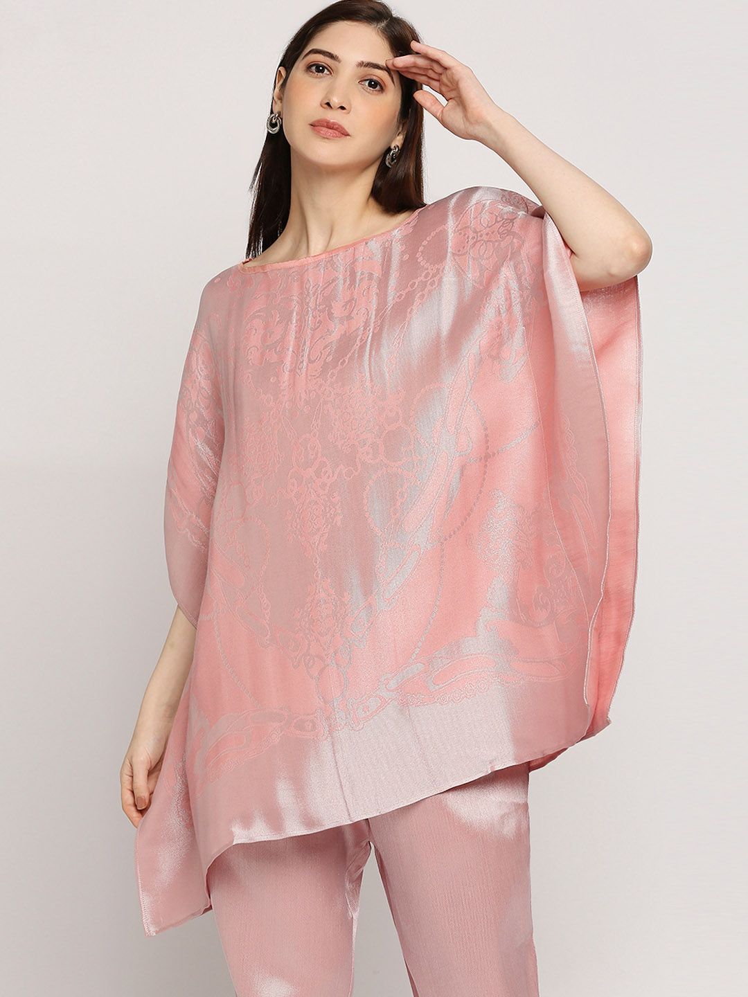 Cloth Haus India Brocade Longline Kaftan Top-picture-53