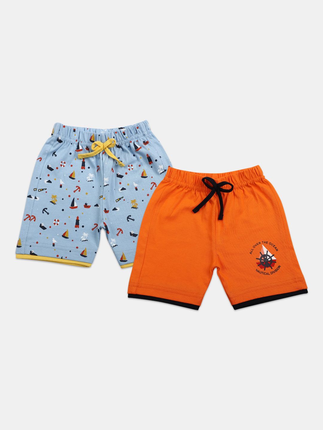 V-Mart Infant Kids Pack of 2 Printed Shorts-picture-41