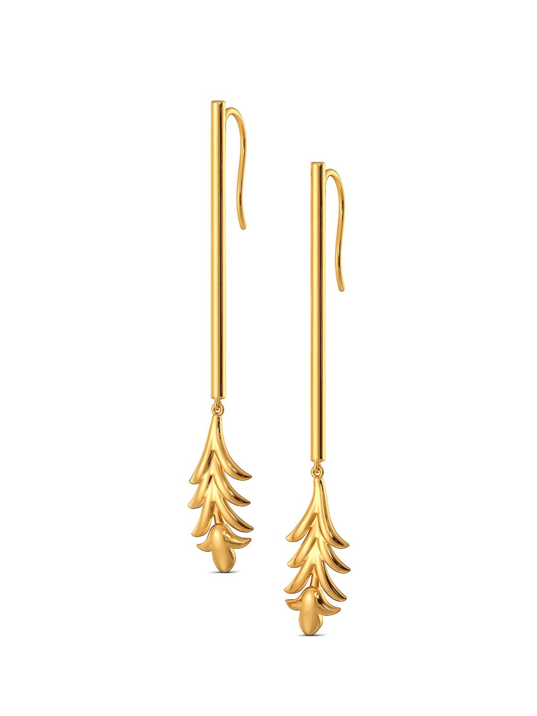 MELORRA Gold  Buy Melorra 18Kt Totally Tulle Gold Earrings Online  Nykaa  Fashion