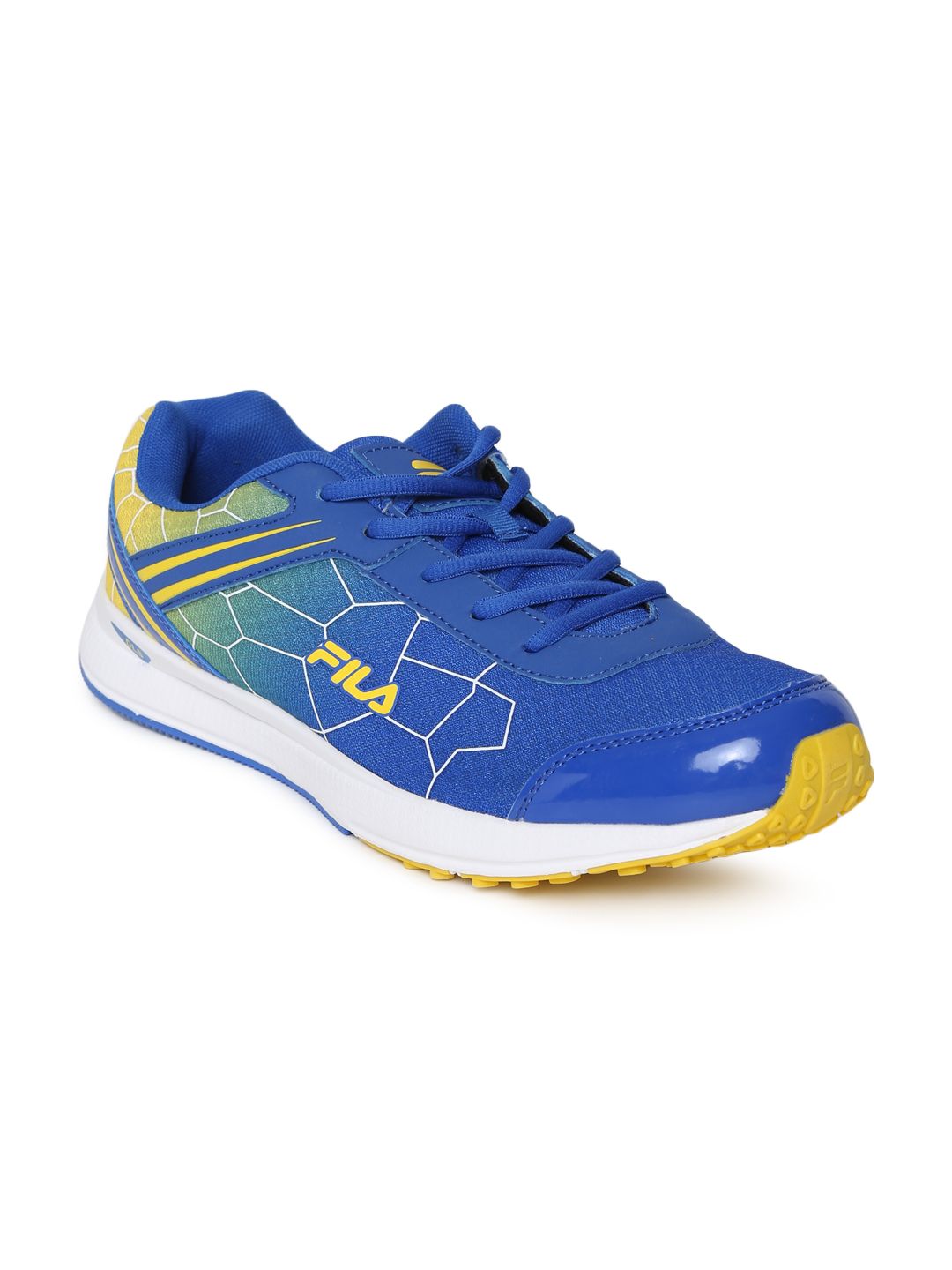 fila blue running shoes