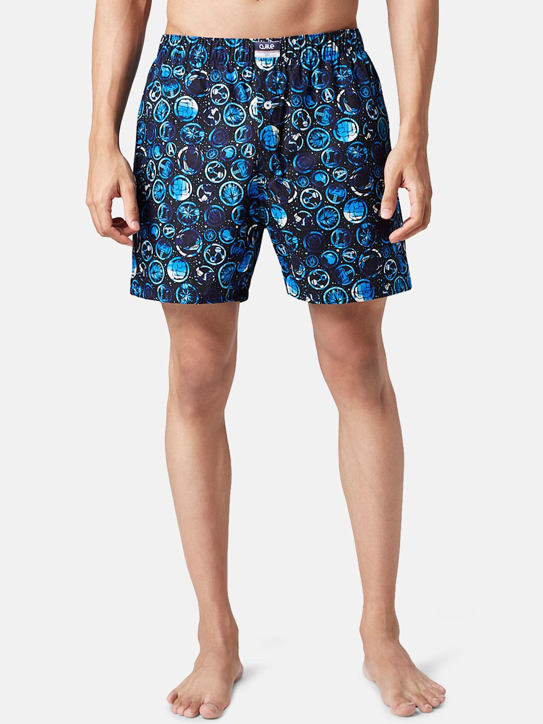 Ajile by Pantaloons Men Mid-Rise Printed Pure Cotton Boxers-picture-23