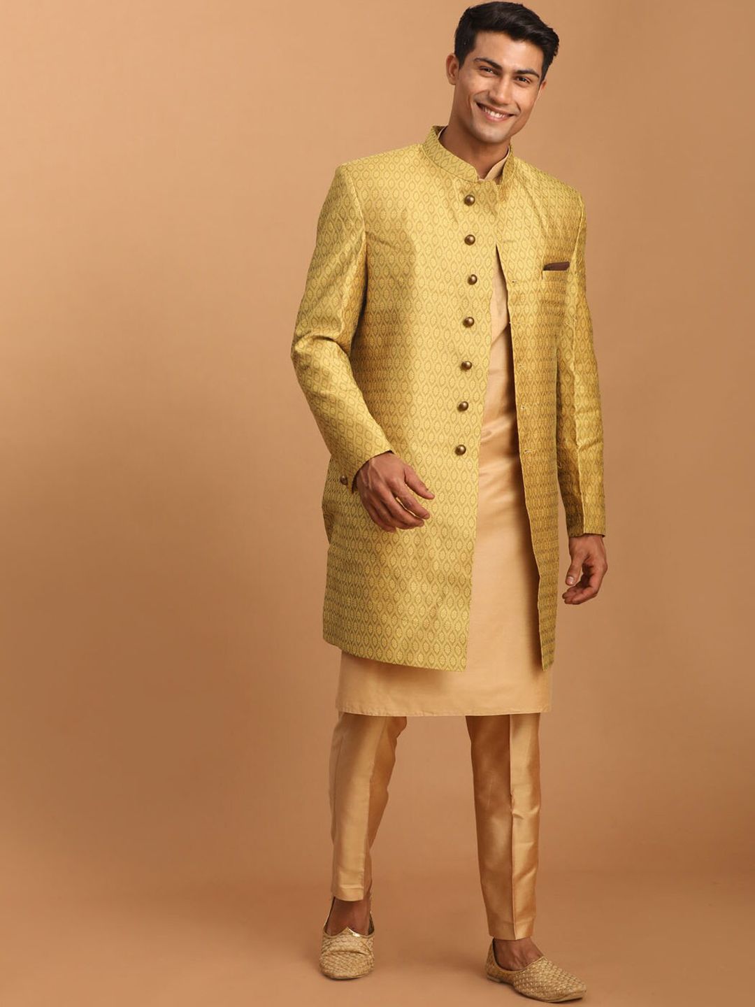 VASTRAMAY Self-Designed Indo Western Sherwani-picture-20