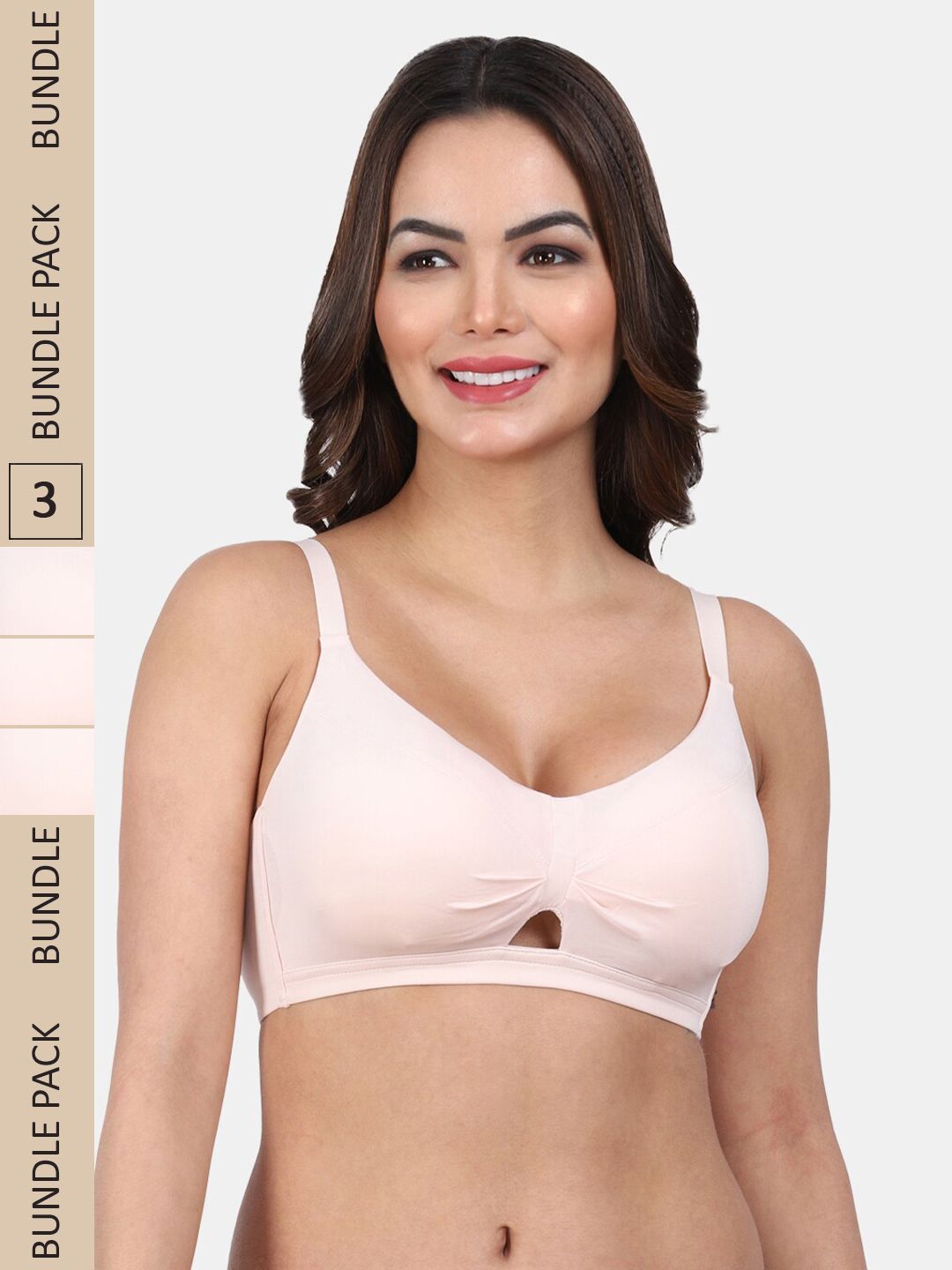 Amour Secret Pack Of 3 Full Coverage Medium Padded T-Shirt Bra-picture-18