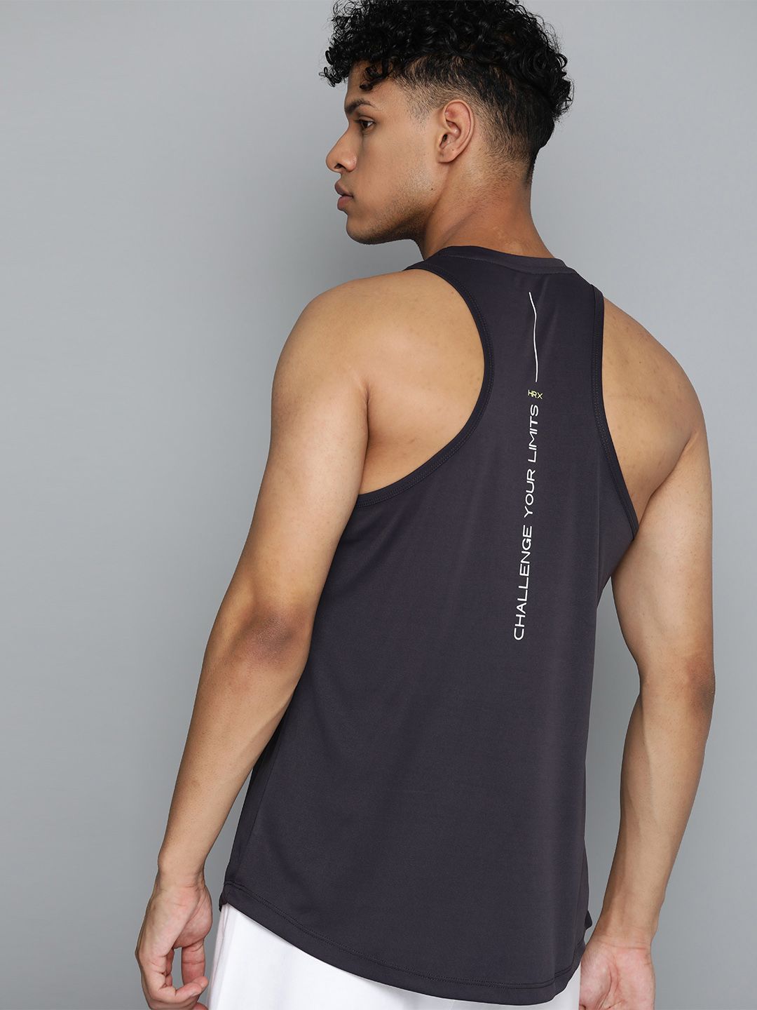HRX by Hrithik Roshan Rapid-Dry Back Print Training T-shirt-picture-33