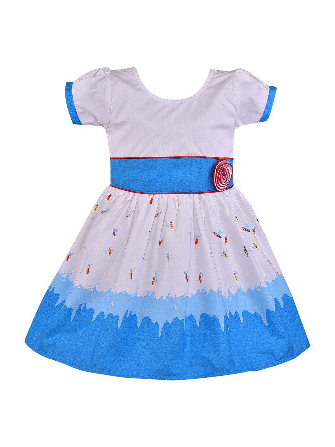 Wish Karo Girls Conversational Print Fit & Flare Dress-picture-11