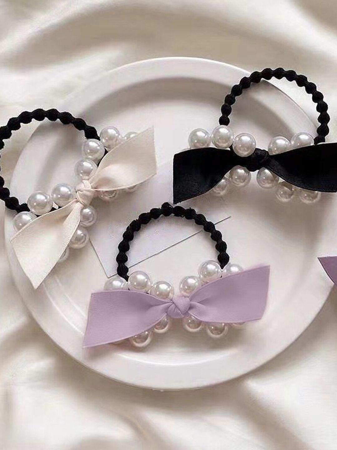 OOMPH Girls Set of 3 Ponytail Holders-image-32