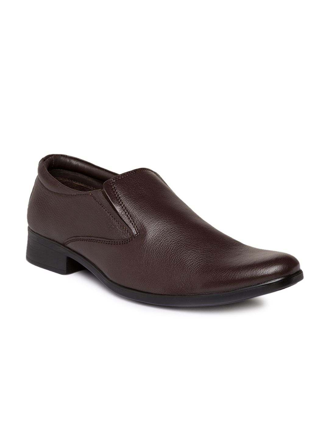 Red Chief Men Brown Leather Formal Slip-on Shoes-picture-39