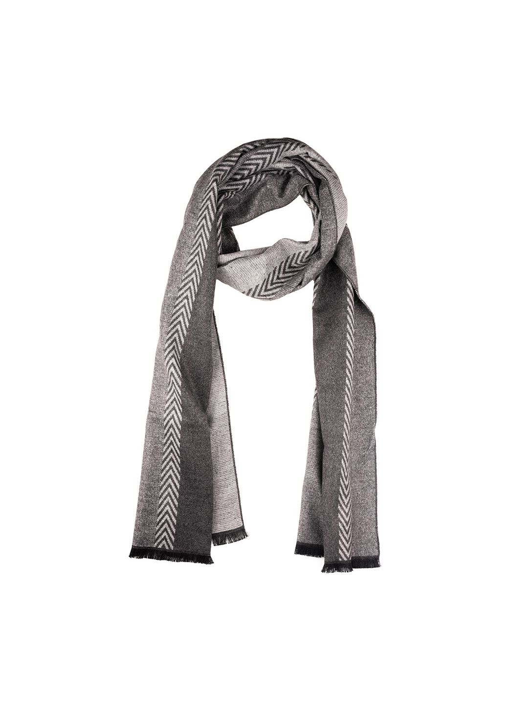 The Tie Hub Men Woolen Self Design Scarf-picture-40