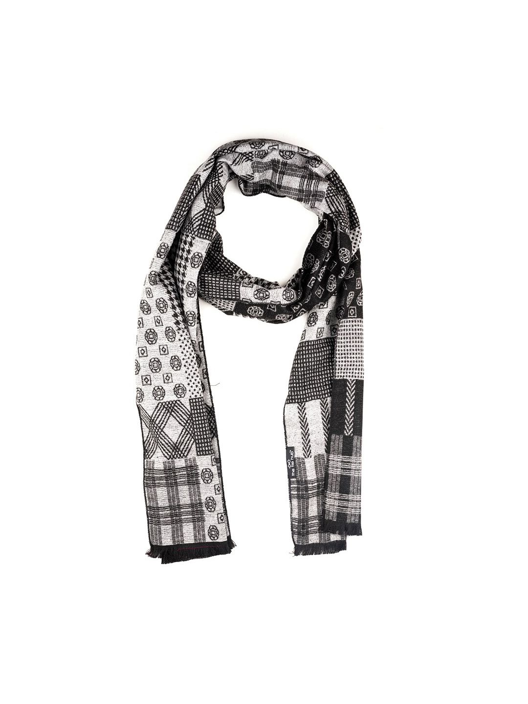 The Tie Hub Men Woolen Checked Scarf-picture-30
