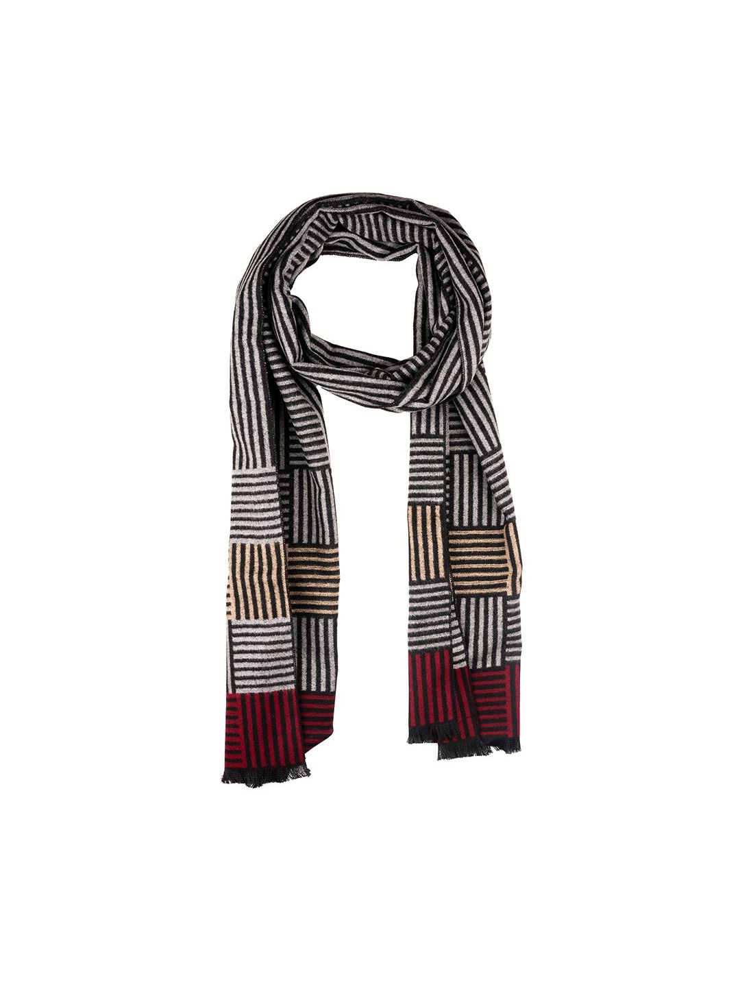 The Tie Hub Men Woolen Checked Scarf-picture-26