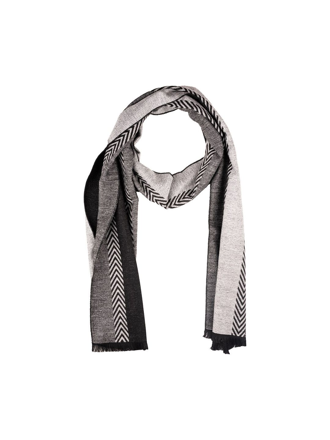 The Tie Hub Men Woolen Colourblocked Scarf-picture-25