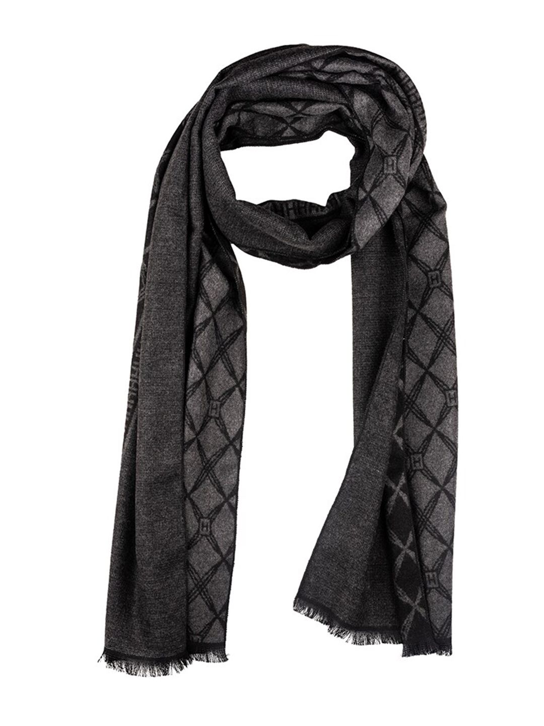 The Tie Hub Men Woolen Checked Scarf-picture-28