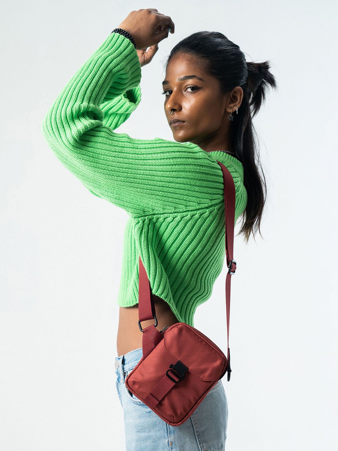 DailyObjects Clay Recycled Cobble Phone Messenger Bag-picture-14