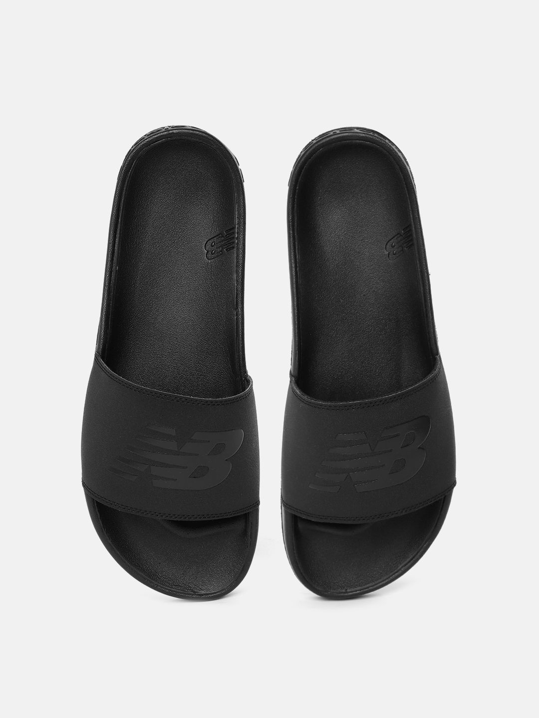 New Balance Men Brand Logo Printed Sliders