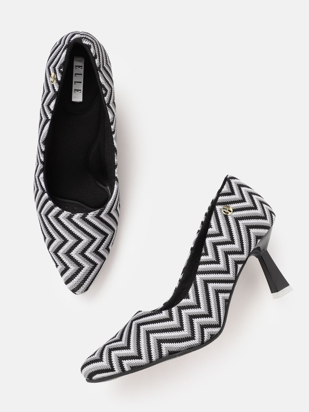 ELLE Women Woven Design Slim Heel Pumps-picture-25