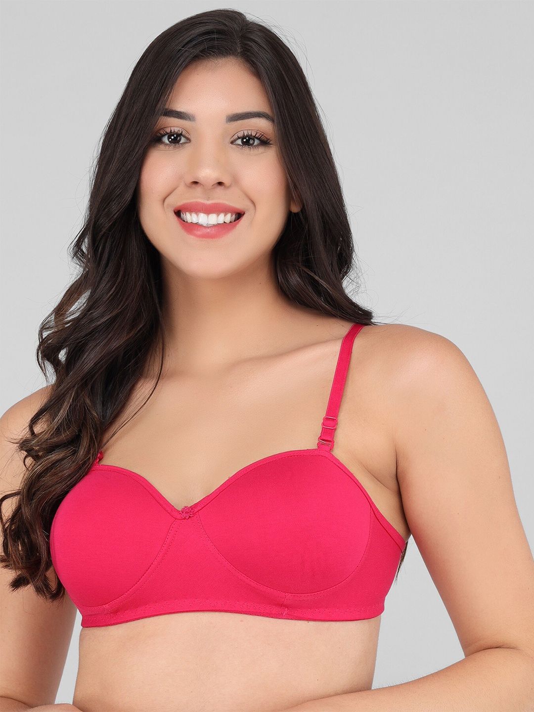 Imsa Moda Lightly Padded All Day Comfort Non-Wired Seamless Bra-picture-15