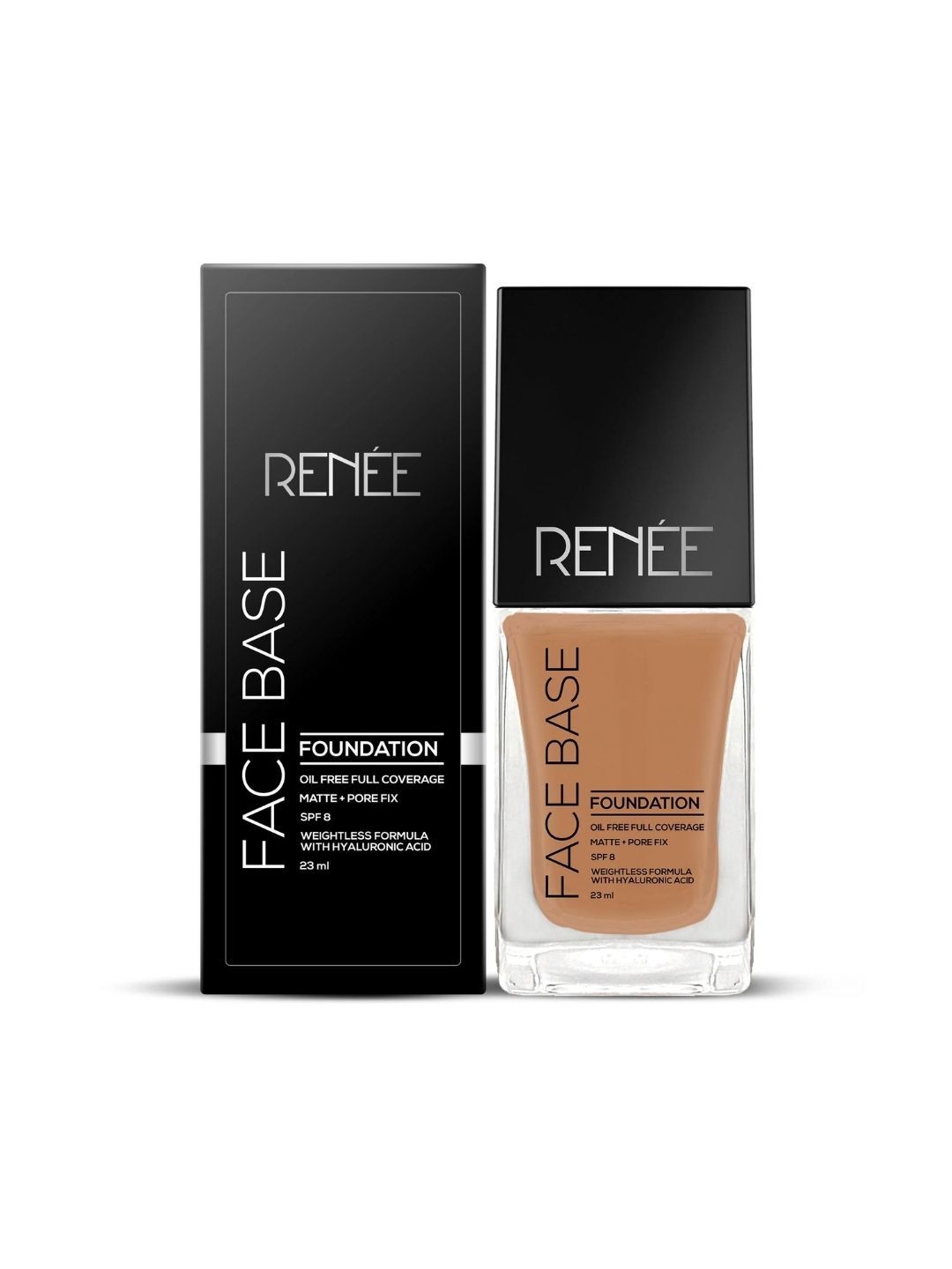 Renee Face Base SPF 8 Oil Free Full Coverage Liquid Foundation 23 ml - Irish Cream-image-19