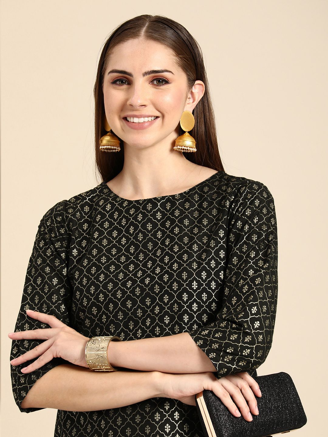 Anouk Floral Printed Indie Prints Kurta-picture-27