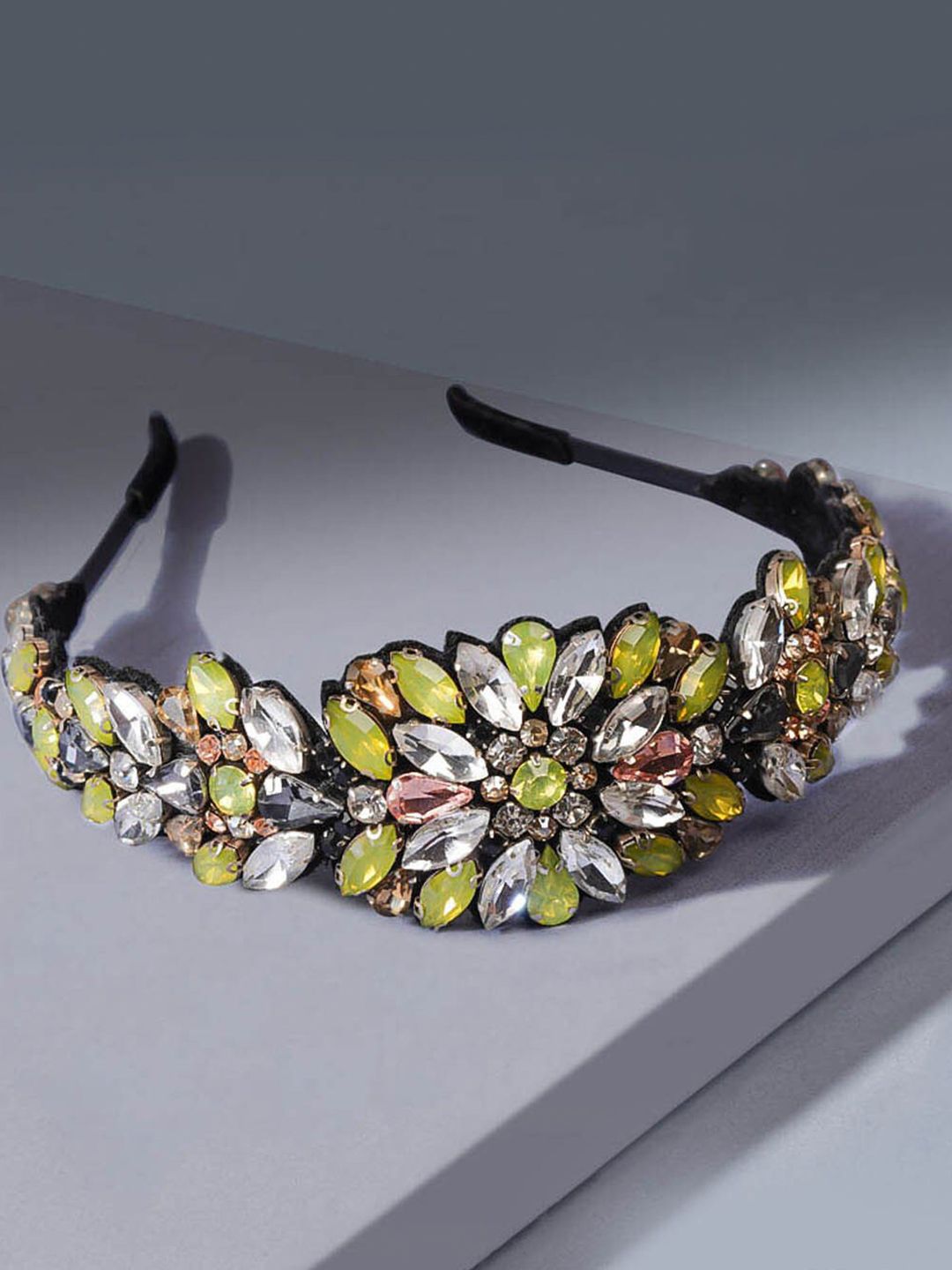 hair drama co. HAIR DRAMA COMPANY Women Embellished Rosemary Broad Hairband-picture-24