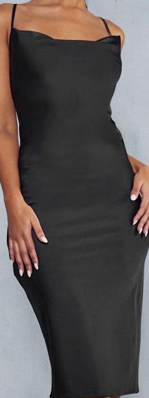 princess polly baby blue dress Short Black Satin Dress – The Ultimate Nighttime Elegance – Misciano main image 0