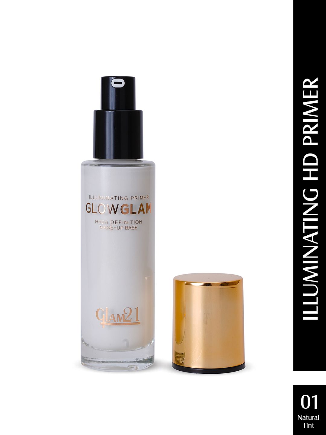 GLAM21 Glow Glam Illuminating HD Matte Finish Primer 40 ml - Natural Tint-image-7